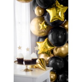 Balony foliowe Gwiazdka, 12cm, złoty