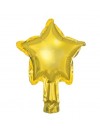 Balony foliowe Gwiazdka, 12cm, złoty