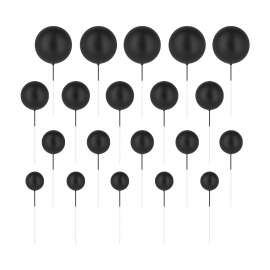 Toppery na tort kulki...