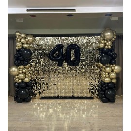 Ścianka cekinowa złota...