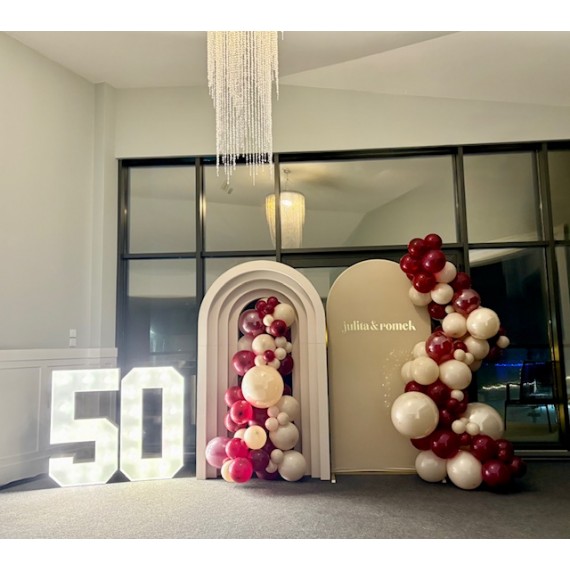 Ścianka urodzinowa 50