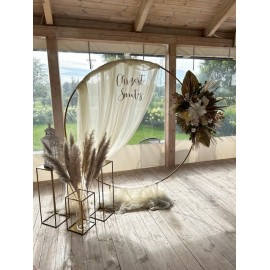 Ścianka Boho na kole