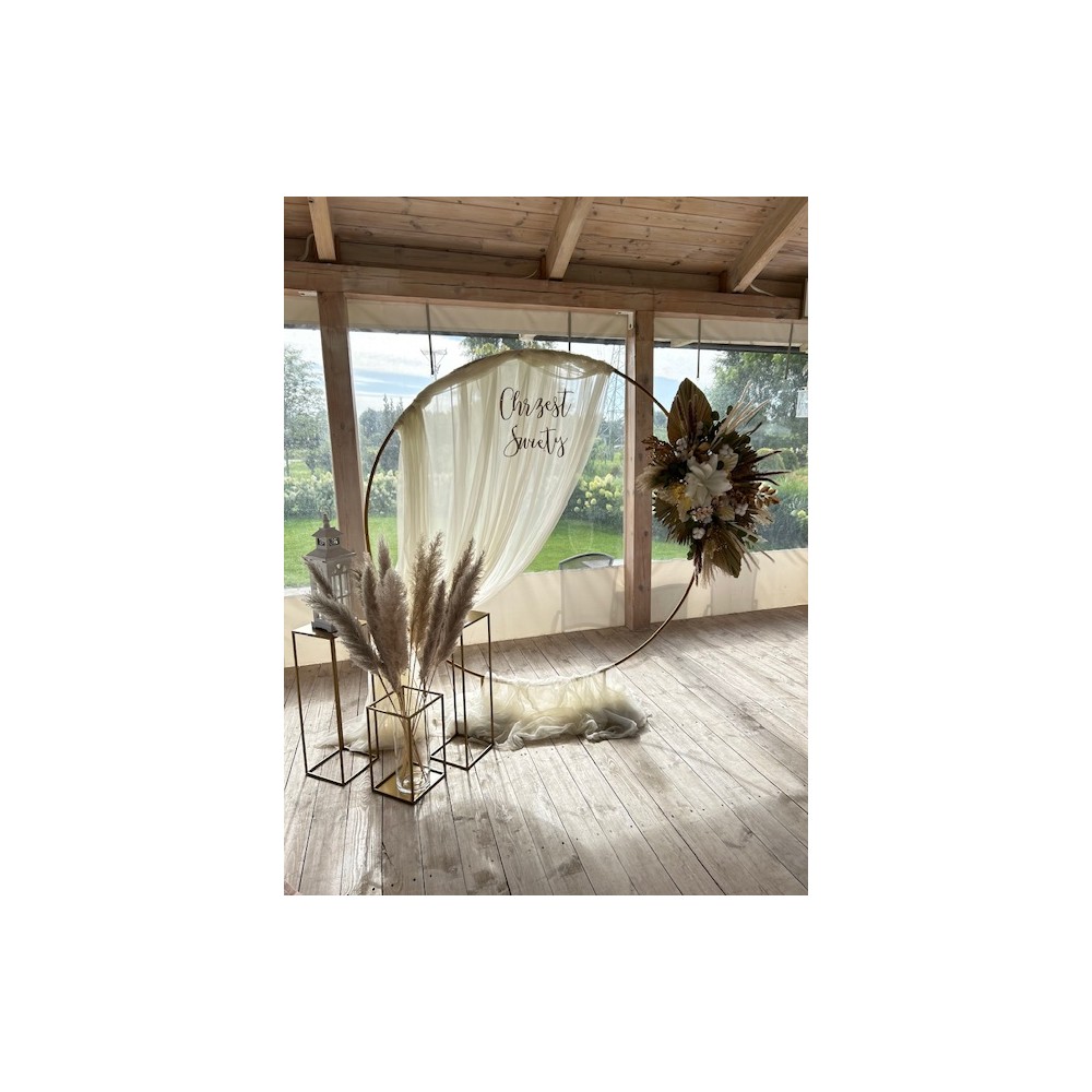 Ścianka Boho na kole