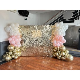 Ścianka cekinowa złota...