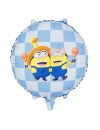 Balon foliowy pastylka Minionki, 35x35 cm