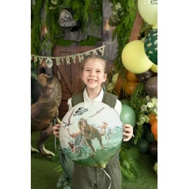 Balon foliowy pastylka Jurassic World, 35x35 cm