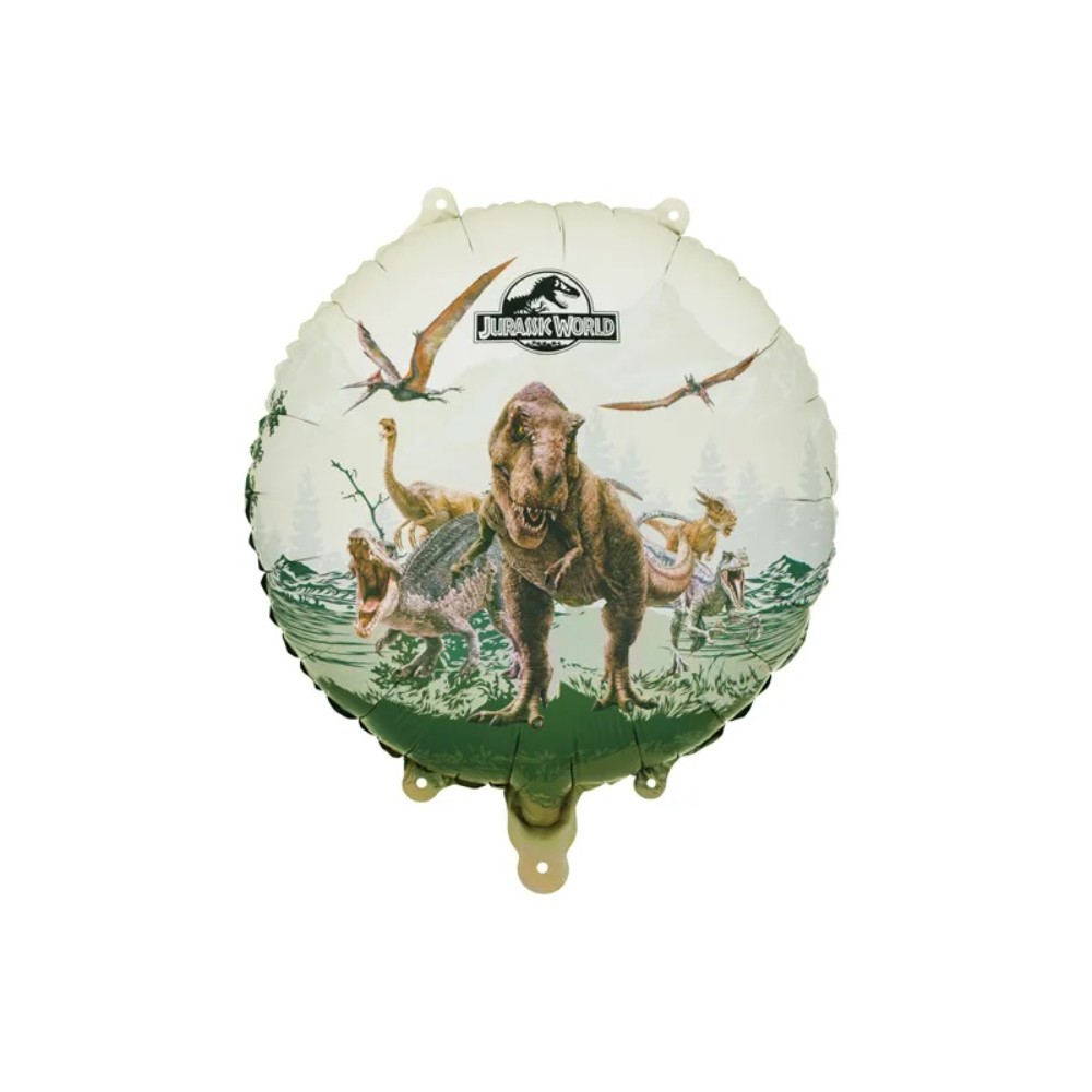 Balon foliowy pastylka Jurassic World, 35x35 cm