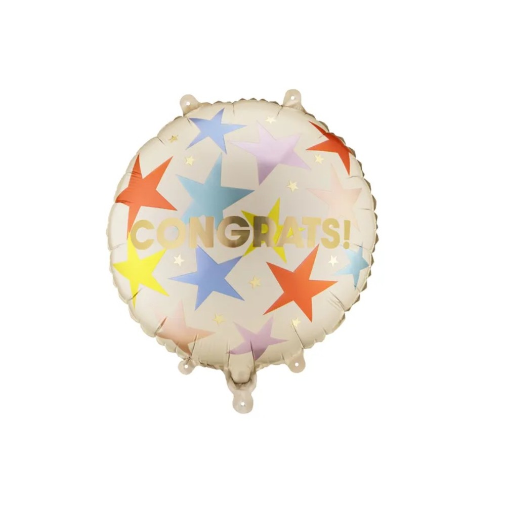 Balon foliowy pastylka Congrats, 35x35 cm