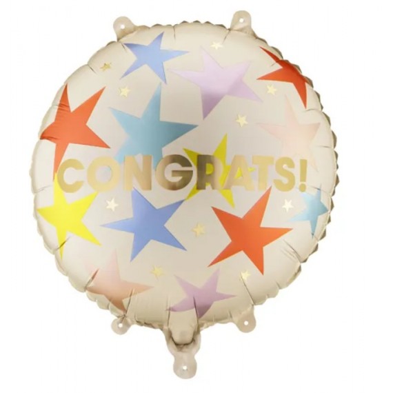 Balon foliowy pastylka Congrats, 35x35 cm