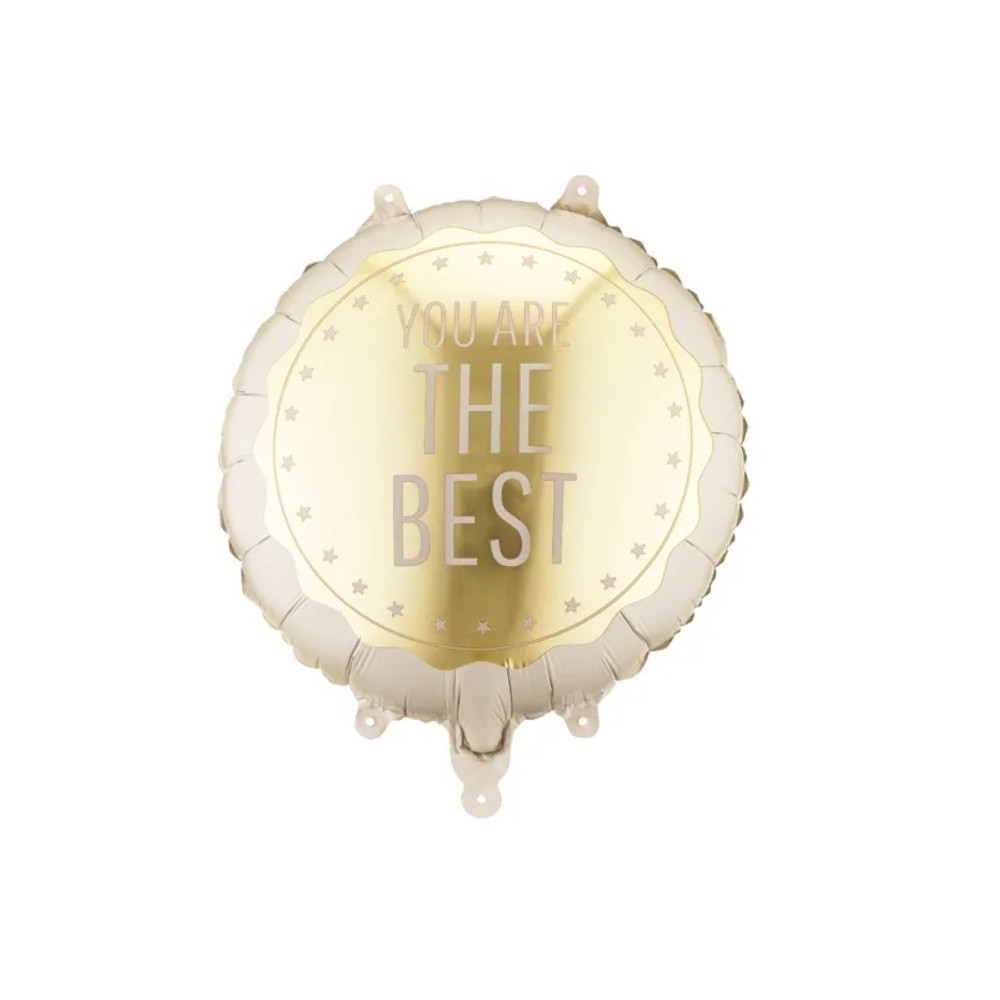 Balon foliowy pastylka You Are The Best, 35x35 cm