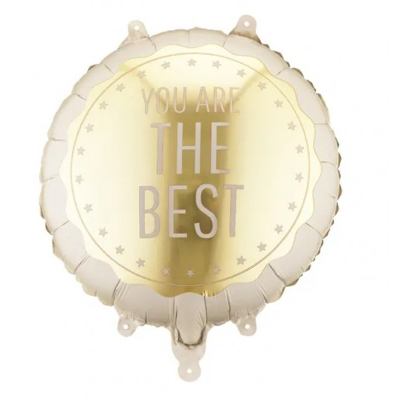 Balon foliowy pastylka You Are The Best, 35x35 cm