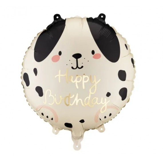Balon foliowy pastylka Happy Birthday, 35x35 cm