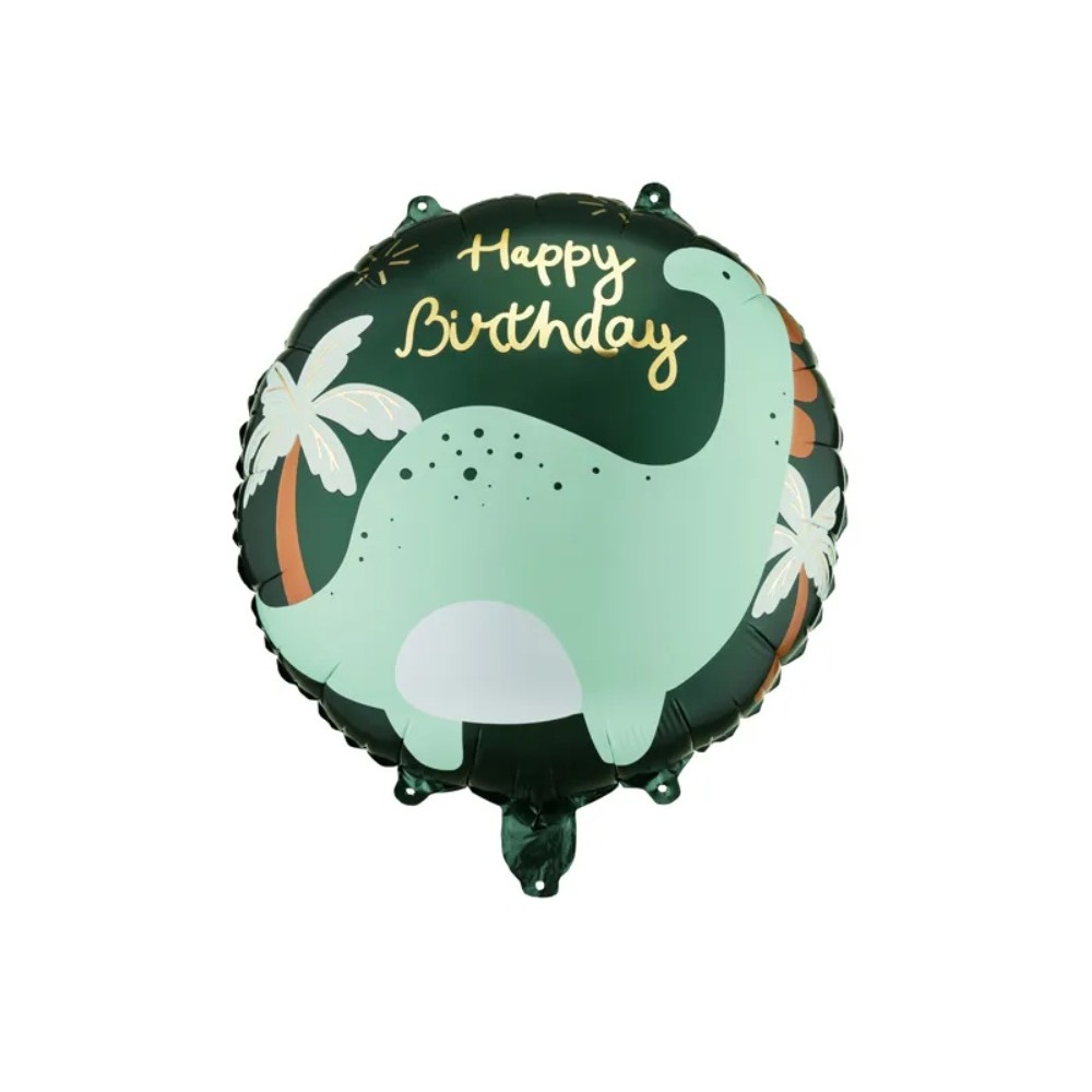 Balon foliowy pastylka Brontozaur, 35x35 cm