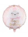 Balon foliowy pastylka Kotek, 35x35 cm