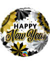 Balon foliowy Happy New Year rozety