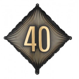 Balon foliowy ''40'', 46x46 cm