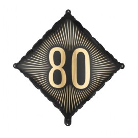 Balon foliowy ''80'', 46x46 cm