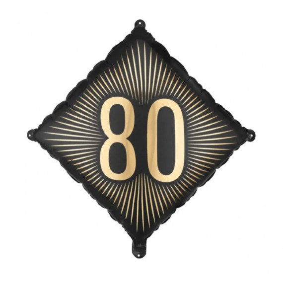 Balon foliowy ''80'', 46x46 cm