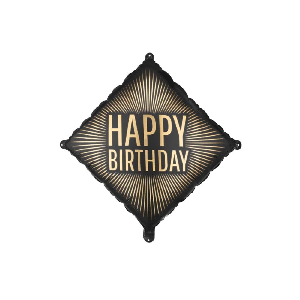 Balon foliowy ''Happy Birthday'', 46x46 cm