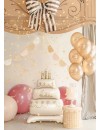 Stojący balon foliowy Tort, 70x100 cm
