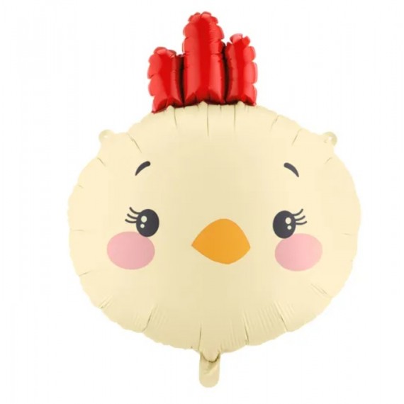 Balon foliowy Kurczak, 51x59 cm