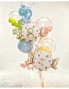 Balon foliowy Cukierek Happy Birthday, 61x37 cm