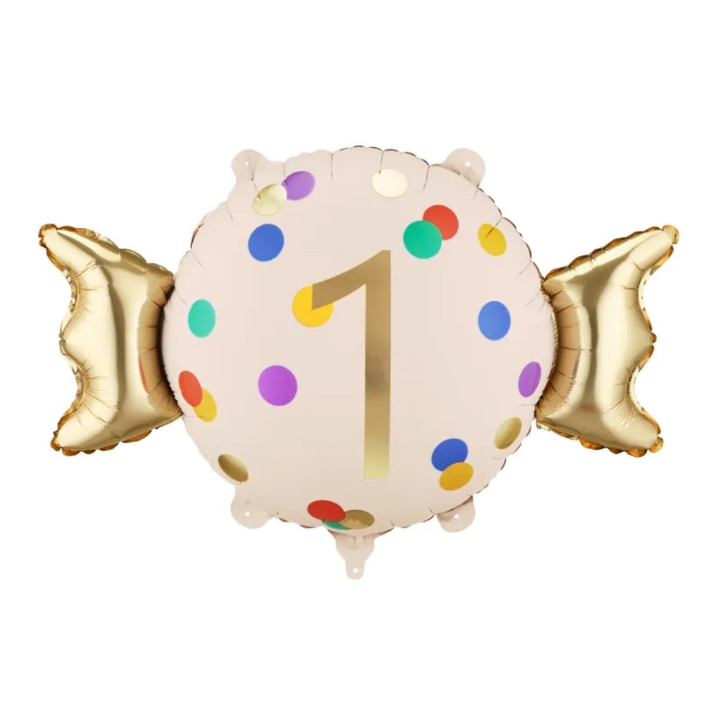 Balon foliowy Cukierek ''1'', 61x37 cm