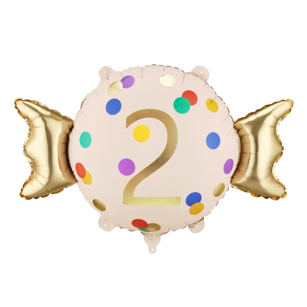 Balon foliowy Cukierek ''2'', 61x37 cm