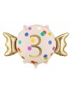 Balon foliowy Cukierek ''3'', 61x37 cm