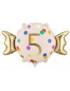 Balon foliowy Cukierek ''5'', 61x37 cm