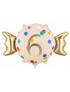 Balon foliowy Cukierek ''6'', 61x37 cm