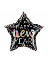 Balon foliowy gwiazda Happy New Year