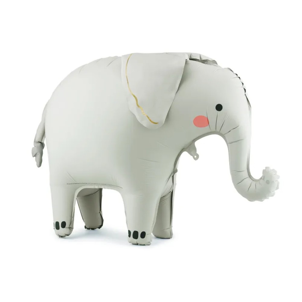 Stojący balon foliowy Słoń, 91x61 cm