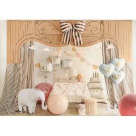 Stojący balon foliowy Słoń, 91x61 cm