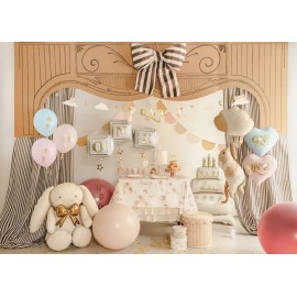 Balon foliowy Myszka z balonami, 44x104 cm