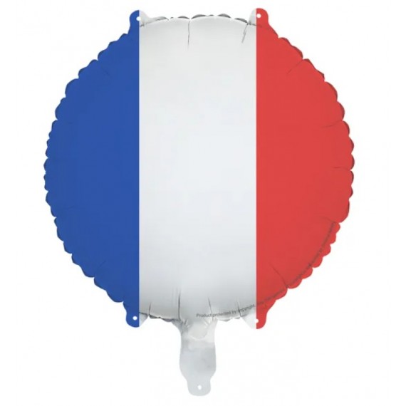 Balon foliowy Flaga Francji, 35 cm