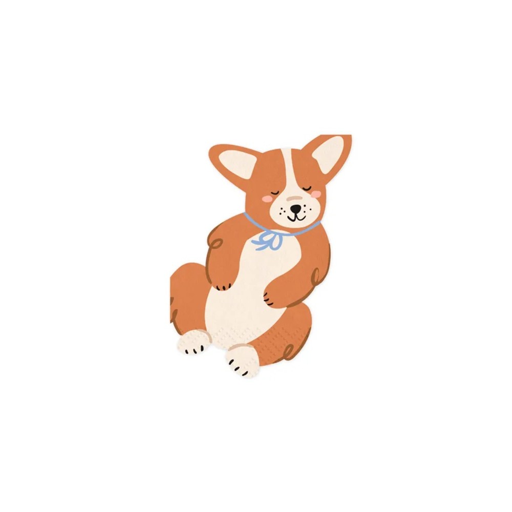 Serwetki Corgi, 11x15 cm