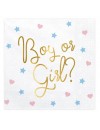 Serwetki - Boy or Girl?, 33x33cm