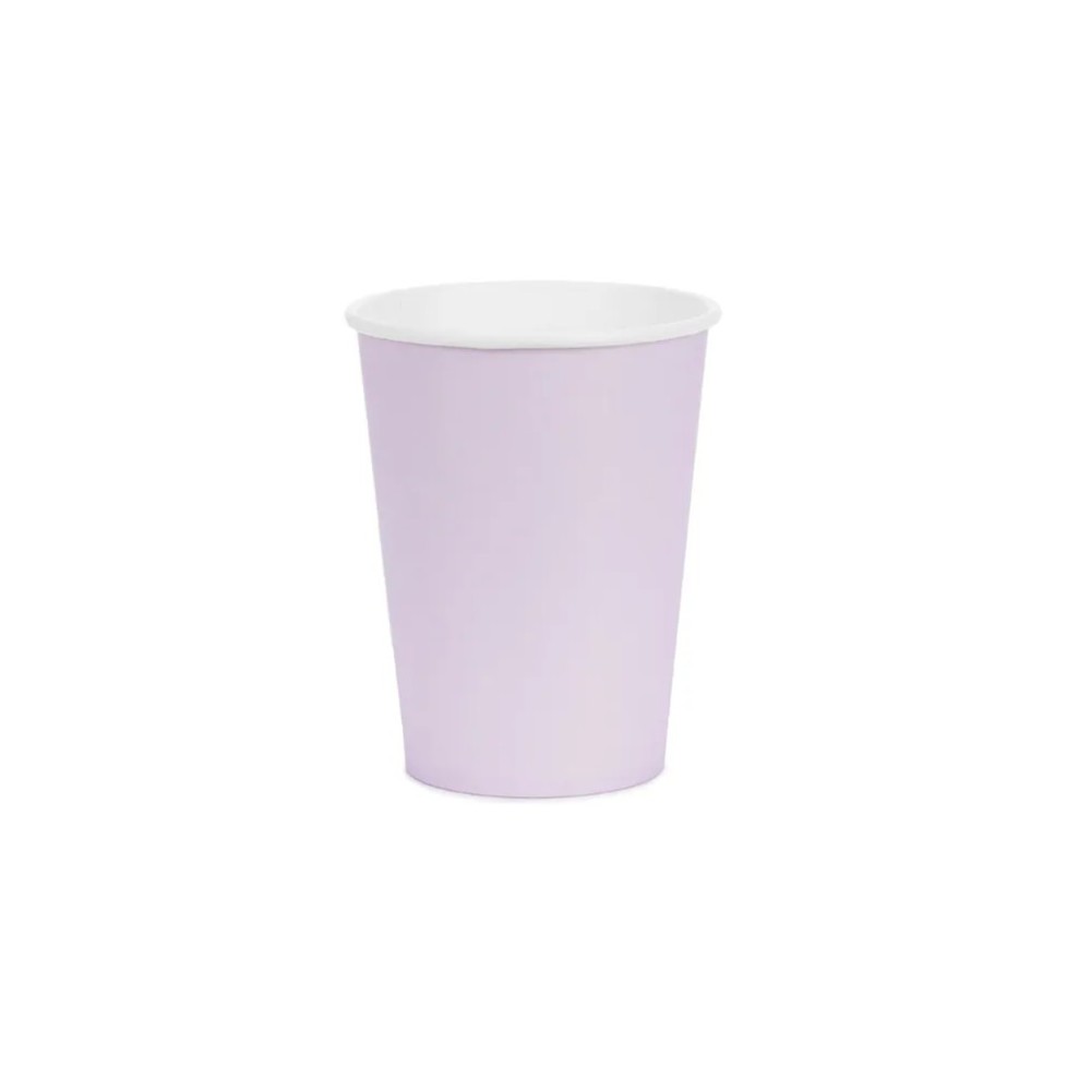 Kubeczki papierowe, lawenda, 250ml