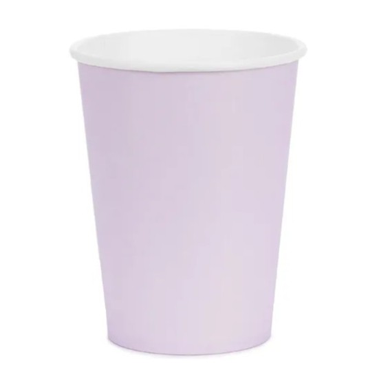 Kubeczki papierowe, lawenda, 250ml