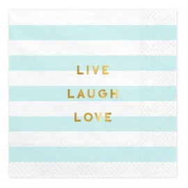 Serwetki Yummy - Live Laugh...