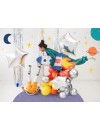 Balon foliowy Gwiazdka, 70cm, srebrny