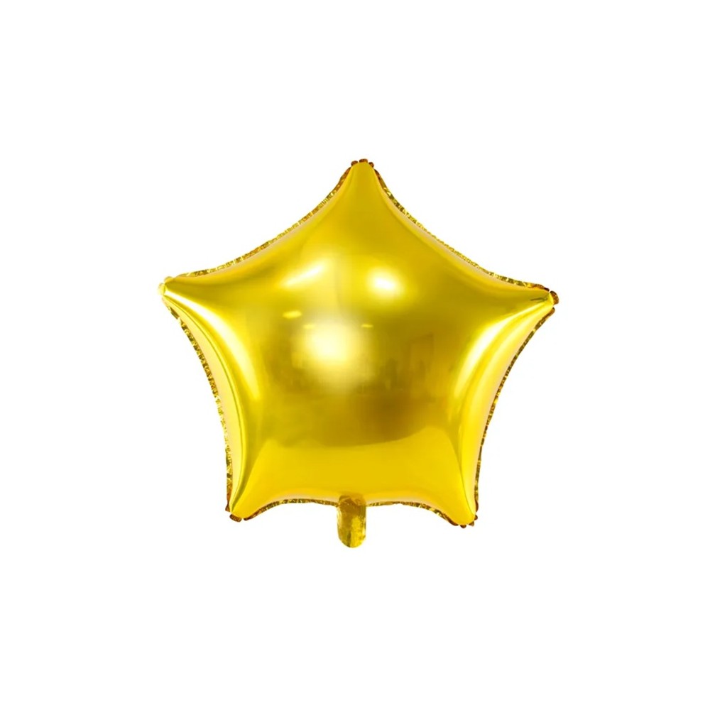 Balon foliowy Gwiazdka, 70cm, złoty