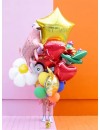 Balon foliowy Gwiazdka, 70cm, złoty