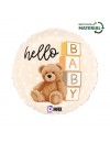 Balon foliowy okrągły hello Baby Teddy Bear18''