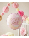 Balon foliowy okrągły ''Witaj w Domu'', jasnoróżowy 18''