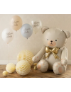 Balon lateksowy 30 cm, Welcome Baby, mix niebieski