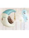 Balon lateksowy 30 cm, Baby Boy, mix niebieski