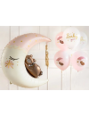 Balon lateksowy 30 cm, Baby Girl, mix różowy