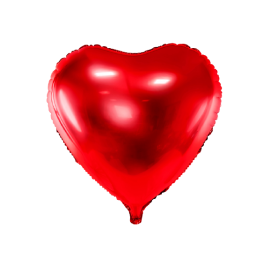 Balon foliowy serce czerwone